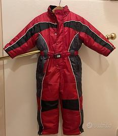 Tuta sci intera bimbo 4/5 anni