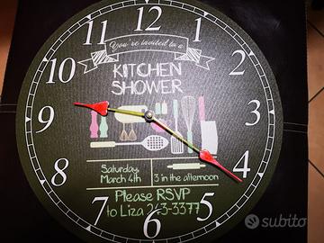 OROLOGIO A PARETE DA CUCINA