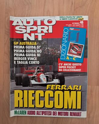 Autosprint 1992 Citroen XM Turbo - Rally Bandama -