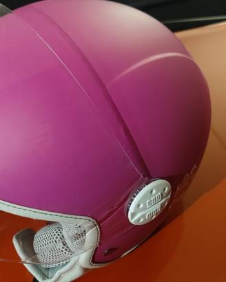 Casco moto CGM Junior rosa misura 51-52