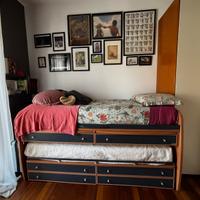 Letto multifunzionale a due posti