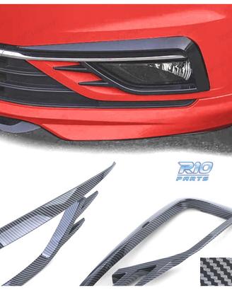 GRIGLIE NEBBIA VOLKSWAGEN VW GOLF 7 17-20 CARBONIO
