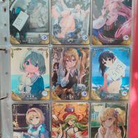 Lotto carte Goddess story rarità R