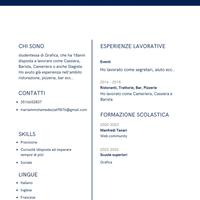 Cameriera, Cassiera, Barista o Stagista