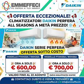 CLIMATIZZATORI DAIKIN PERFERA ALL SEASONS