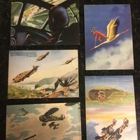 Lotto10 cartoline aeronautica fascismo