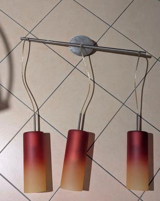 Lampadario con 3 lampade