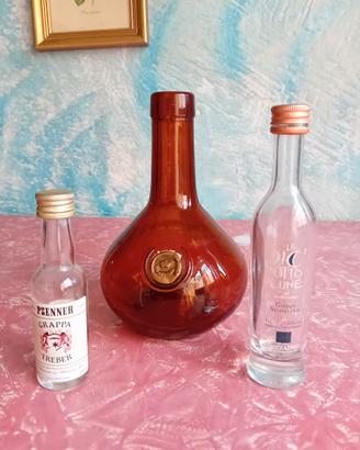 3 bottiglie vintage 