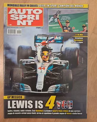 Autosprint 2017 Hamilton 4 Campione del Mondo