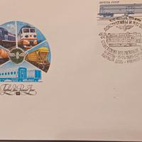 Filatelia - Lotto FDC Tema Treninrussi - 8 buste f