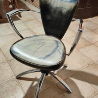 poltrona da barbiere vintage 