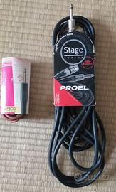 Cavi Professionali Musicisti Chitarra Voce & Co