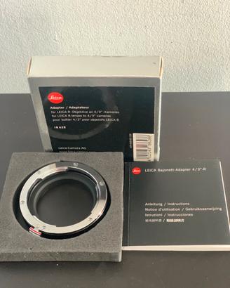 Leica anello ottiche R 18628 su corpi four thirds