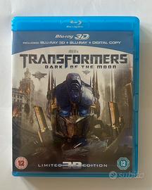 BLU RAY 3D TRANSFORMERS DARK OF THE MOON