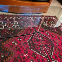 Tavolo da salotto FIAM in vetro curvato