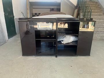 Bancone da bar nero lucido