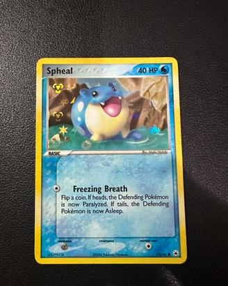 Spheal 74/101 ex leggende nascoste holo pokemon