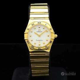 Omega Constellation lady 18kt gold mother of pearl
