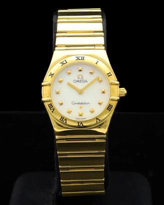 Omega Constellation lady 18kt gold mother of pearl