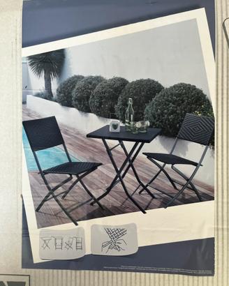 Tavolino da balcone per due persone