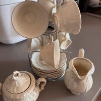 Set 6 tazzine caffe con lattiera e zuccheriera