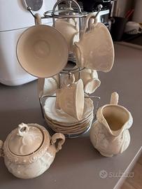 Set 6 tazzine caffe con lattiera e zuccheriera