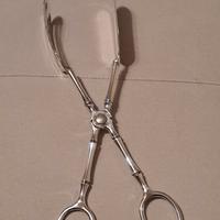 Pinza da dolce in argento placcato