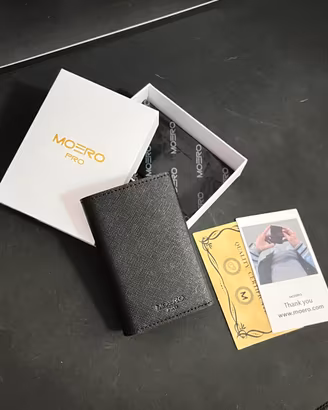 Portafoglio Moero Pro Saffiano Black Zip