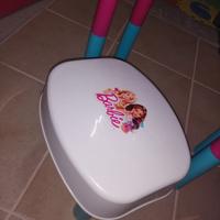 Specchiera barbie con sedile 