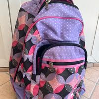 Zaino trolley seven lilla e rosa