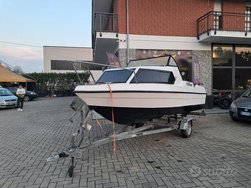 Barca Evinrude E25DEL modello 93 + Carrello