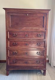 Mobile vintage in legno - cassetti e anta ribalta