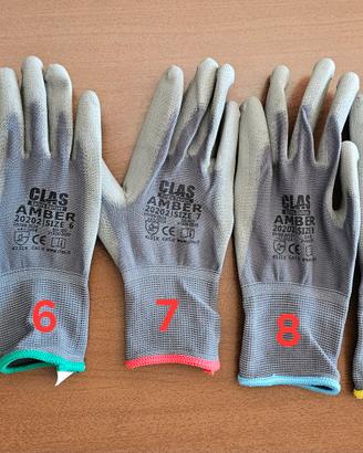 guanti CLAS AMBER 20202 taglia size 5 6 7 8 9