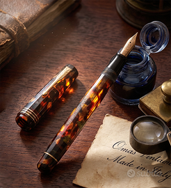 Penna stilografica Omas Extra lucens in celluloide