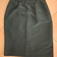 Gonna Basic nera Donna/Signora Longuette classica