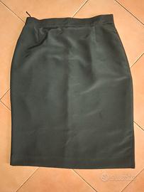 Gonna Basic nera Donna/Signora Longuette classica