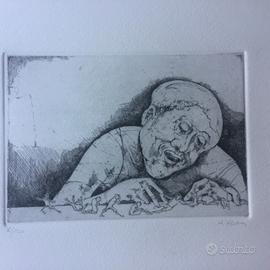 Karl Plattner Bellissim acquaforte