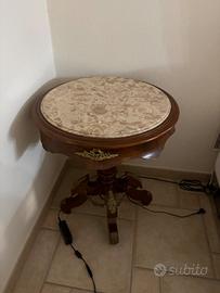 Tavolo con marmo vero