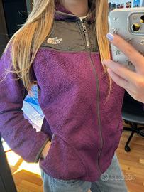 Giacca In Pile The North Face Viola Grigio M