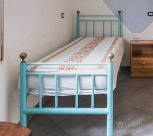 Struttura letto singolo con rete