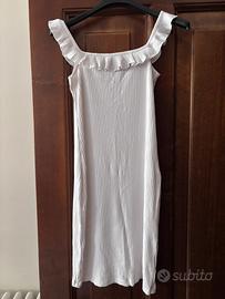 Vestito estivo a coste con volant