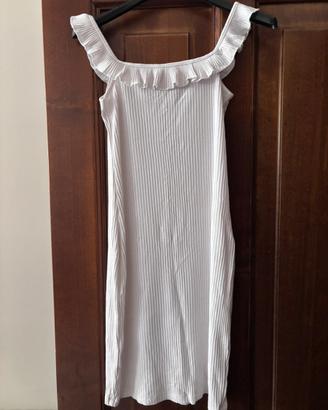 Vestito estivo a coste con volant