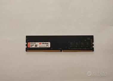 ULTRADISK RAM DDR4 1 x 8GB 2400 MHz UDIMM DESKTOP