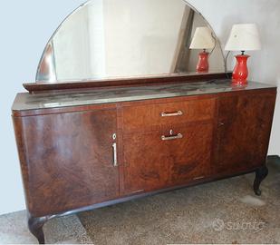 Credenza con specchio anni 40/50'