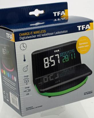 Orologio sveglia TFA Charge-it Wireless