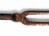 2 oggetti antichi- ferri arricciacapelli & forbici