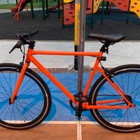 ELOPS 500 CITY BIKE SINGLE SPEED - ORANGE