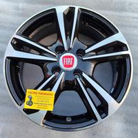 4 Cerchi In lega NUOVI da 15 Per Fiat 500 Panda Ec
