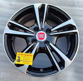 4 Cerchi In lega NUOVI da 15 Per Fiat 500 Panda Ec