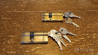 Cilindri, serrature chiave europea 40+30 mm